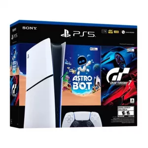 CONSOLA PS5 SLIM DIGITAL BUNDLE ASTRO BOT + GRAN TURISMO