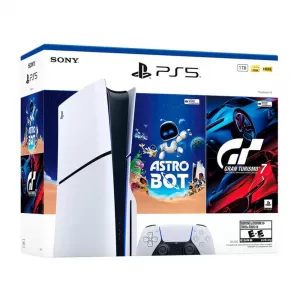 CONSOLA PLAYSTATION 5 SLIM CON LECTOR + ASTRO BOT+ GRAN TURISMO BUNDLE