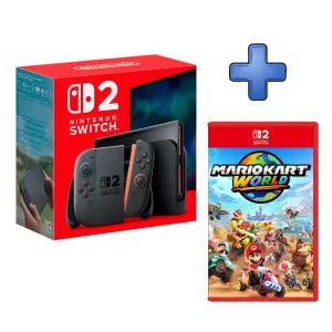 PACK CONSOLA NINTENDO SWITCH 2 + VIDEOJUEGO MARIO KART WORLD TOUR 